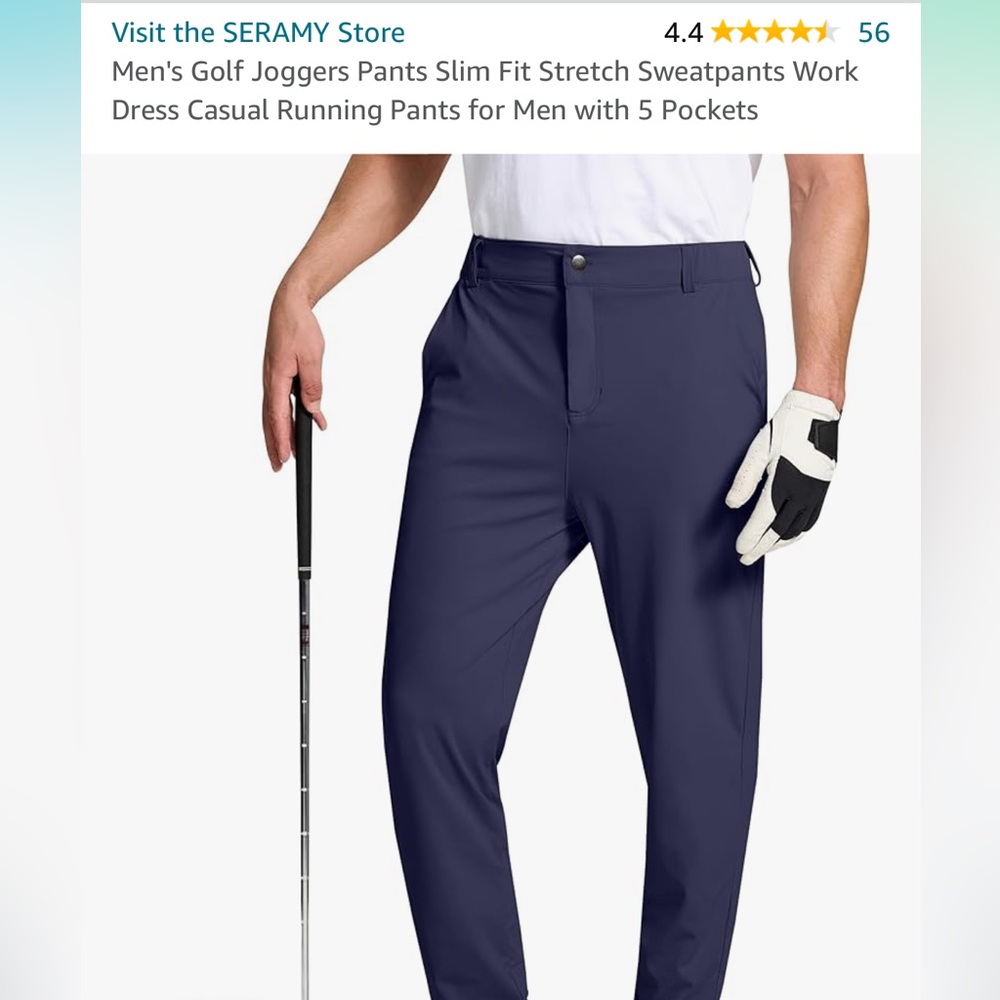 Men’s golf joggers, nwt, from Amazon